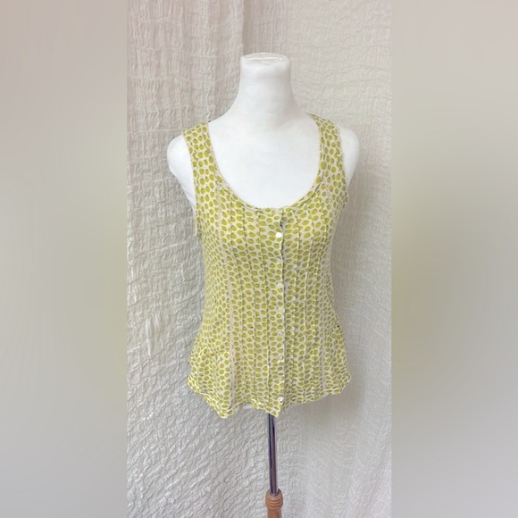 Human Woman Pineapple Tank Top Women Size 2 - Picture 1 of 4